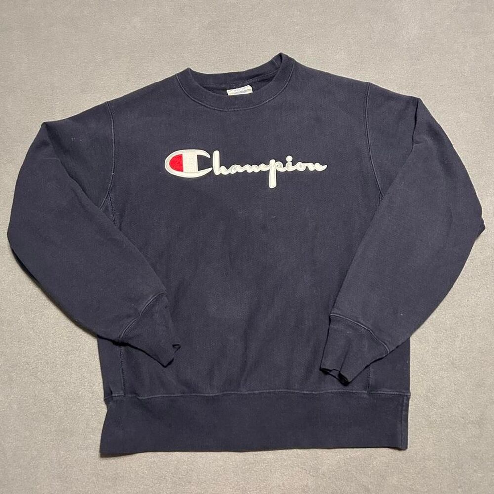Champion Men's Navy Sweatshirt